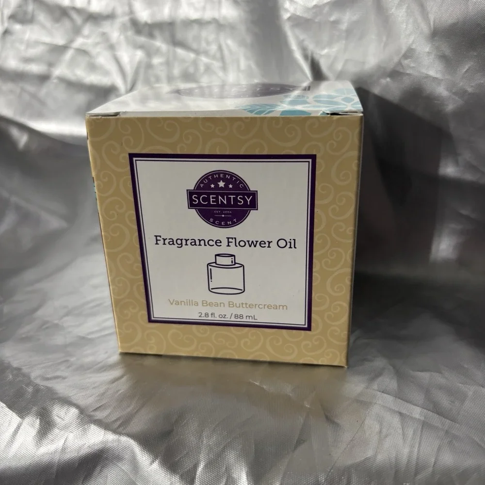 NEW Scentsy Fragrance‎ Flower Oil Vanilla Bean Buttercream